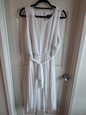 INC International Concepts White Midi Dress